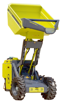 DUMPER ELECTRICO ECOVOLVE CON DESCARGA ELEVADA DE HASTA 1500. KGS